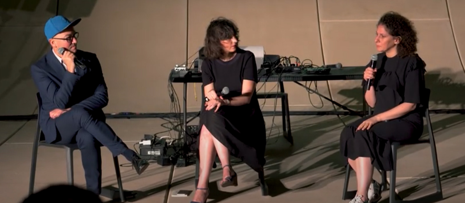 Ala Younis and Maha Maamoun in conversation with Bernhard Cella